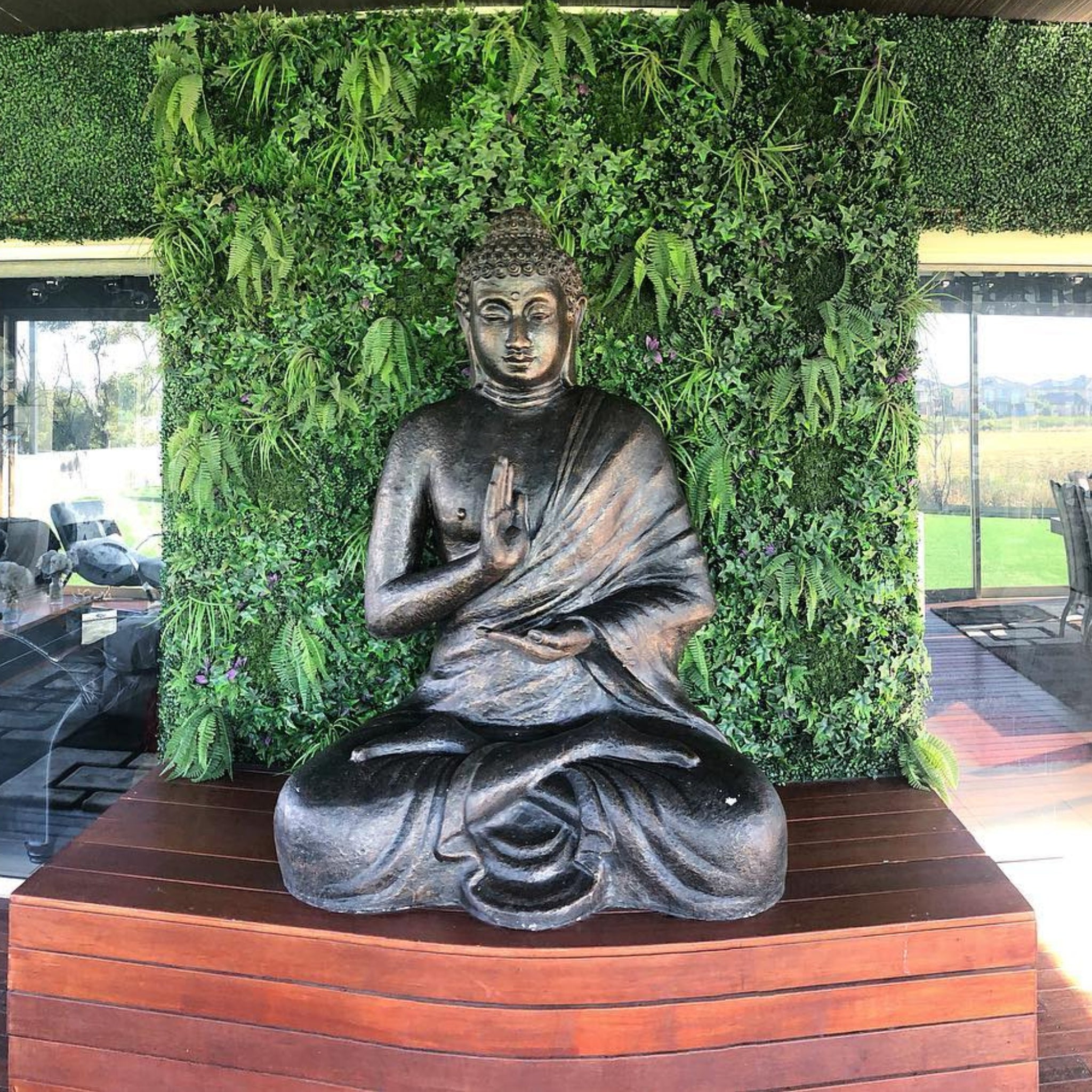 artificial garden wall  plant wall fake plants green wall plant panel plant screen plant screening